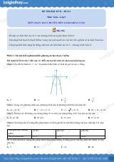 Đề thi học kì 2 Toán 9 - Đề số 2